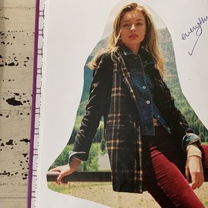 Anthropologie wool plaid blazer